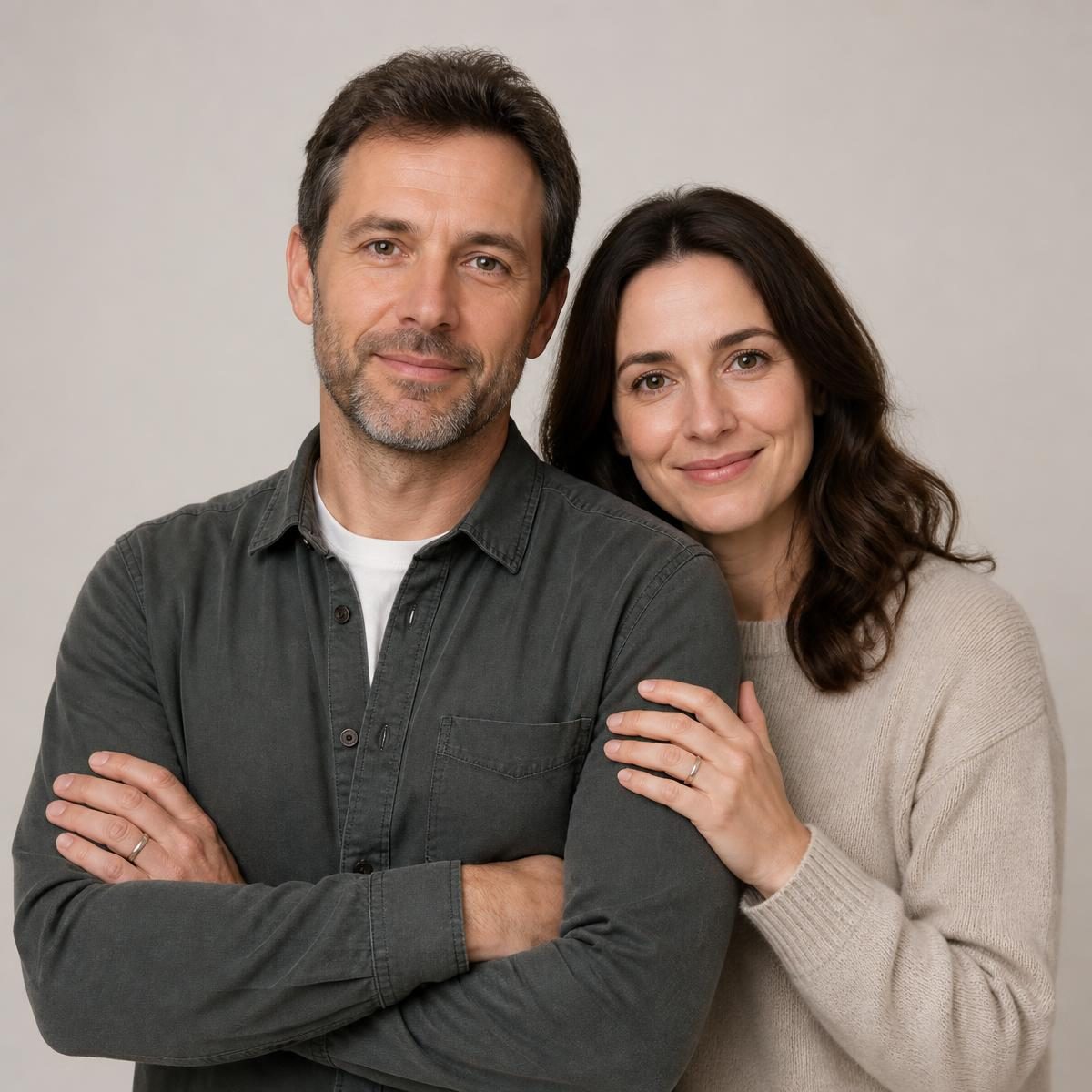 Photograph for the word „муж“ (husband)