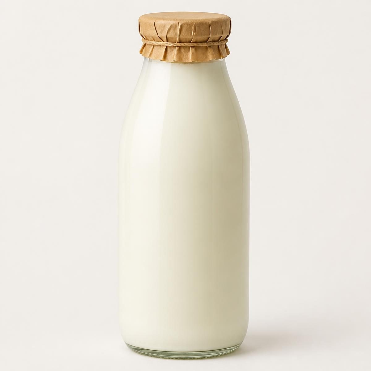 Photograph for the word „млеко“ (milk)