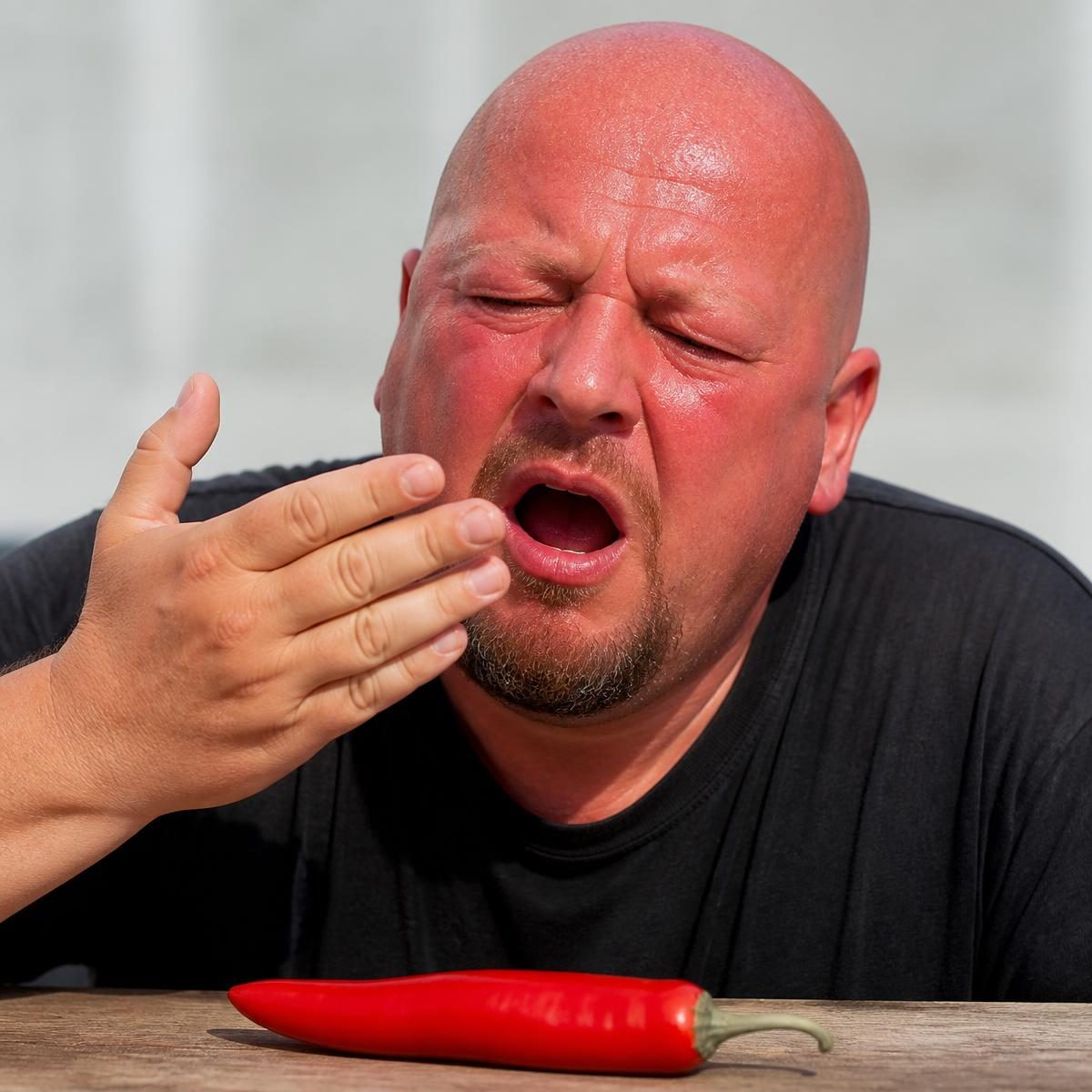 Photograph for the word „љут“ (spicy, hot (taste))