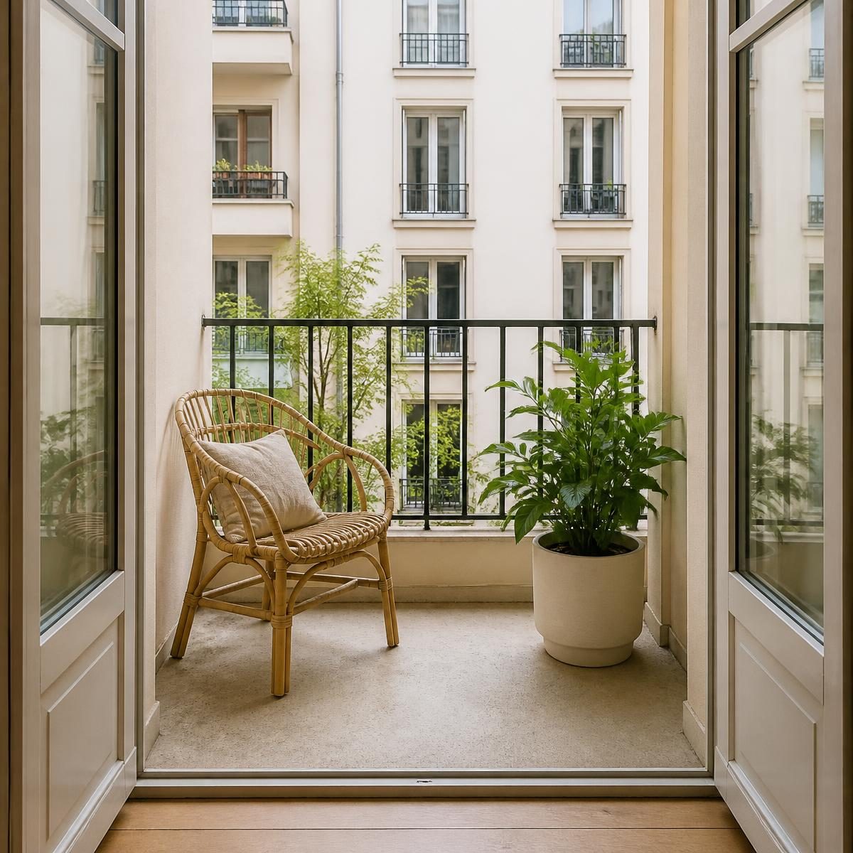 Photograph for the word „балкон“ (balcony)