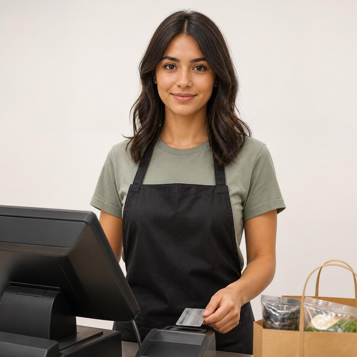 Photograph for the word „продавачица“ (saleswoman)