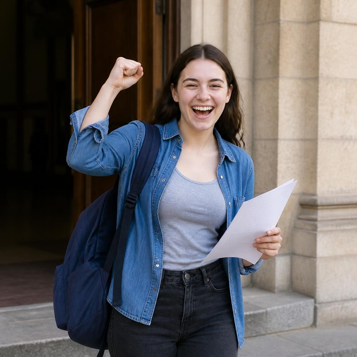 Photograph for the word „положити“ (to pass (an exam))