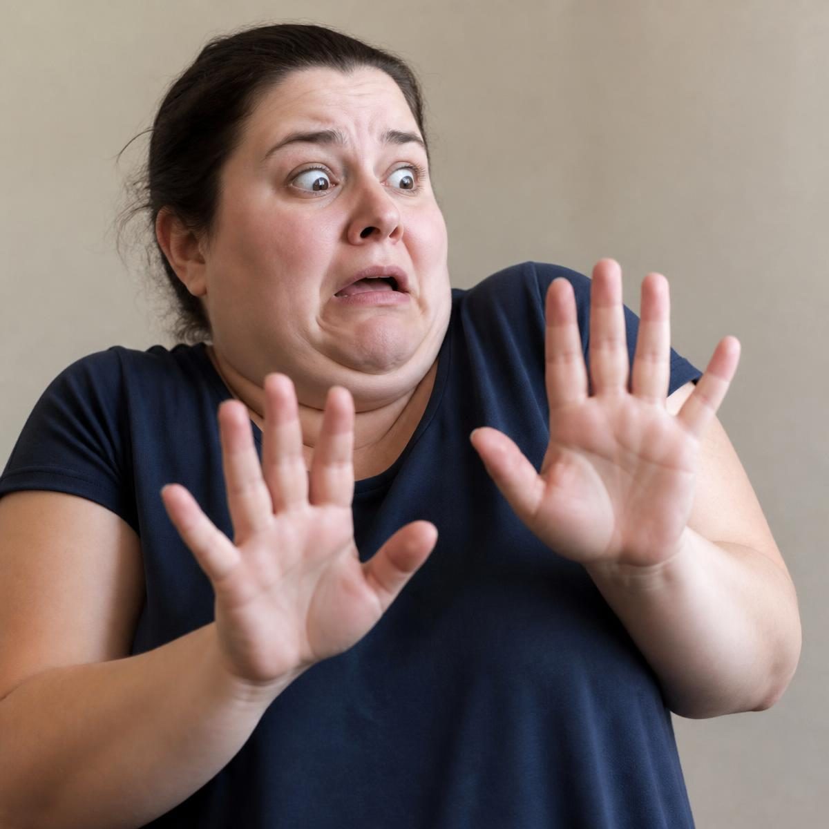 Photograph for the word „уплашен“ (scared, frightened)