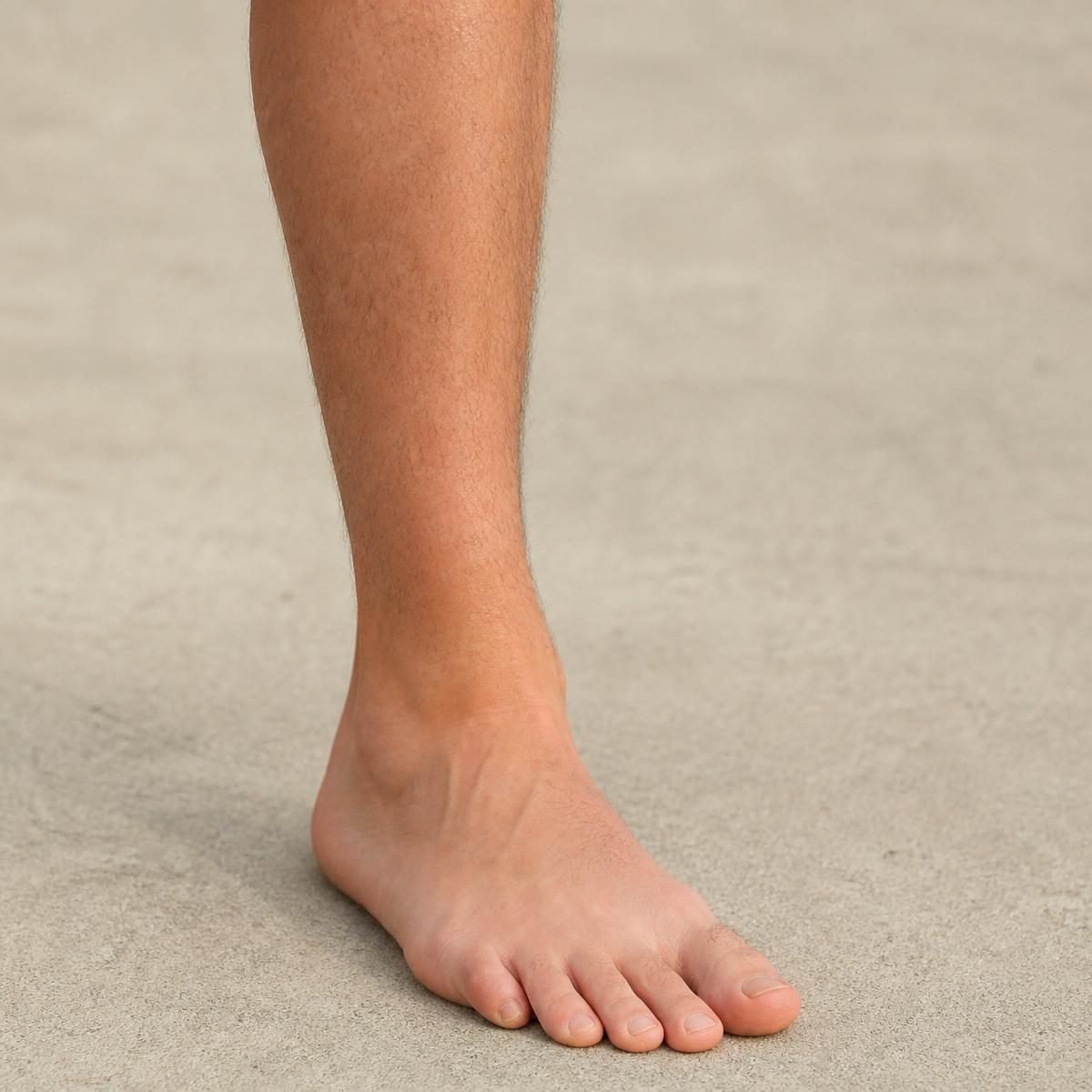 Photograph for the word „нога“ (leg, foot)