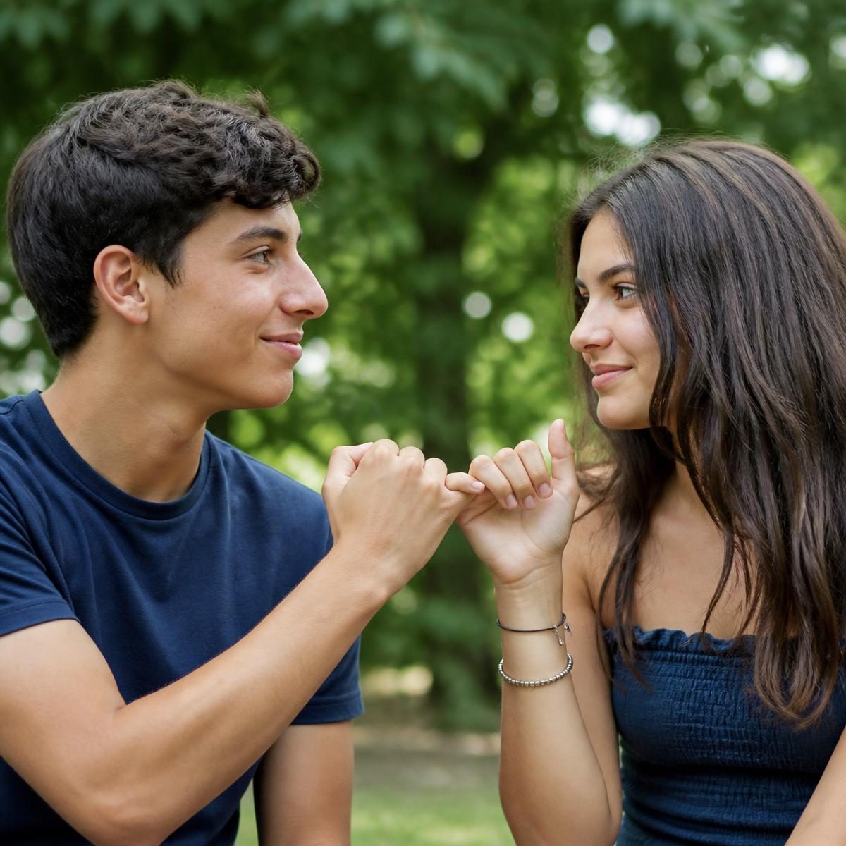 Photograph for the word „обећати“ (to promise)