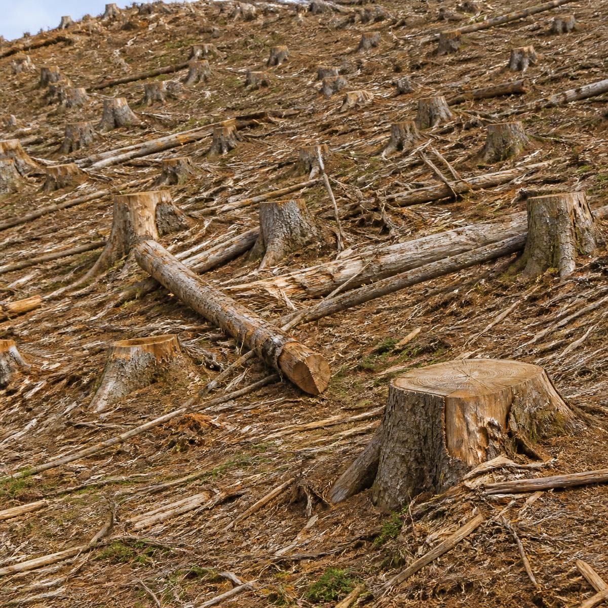 Photograph for the word „сеча шума“ (deforestation)