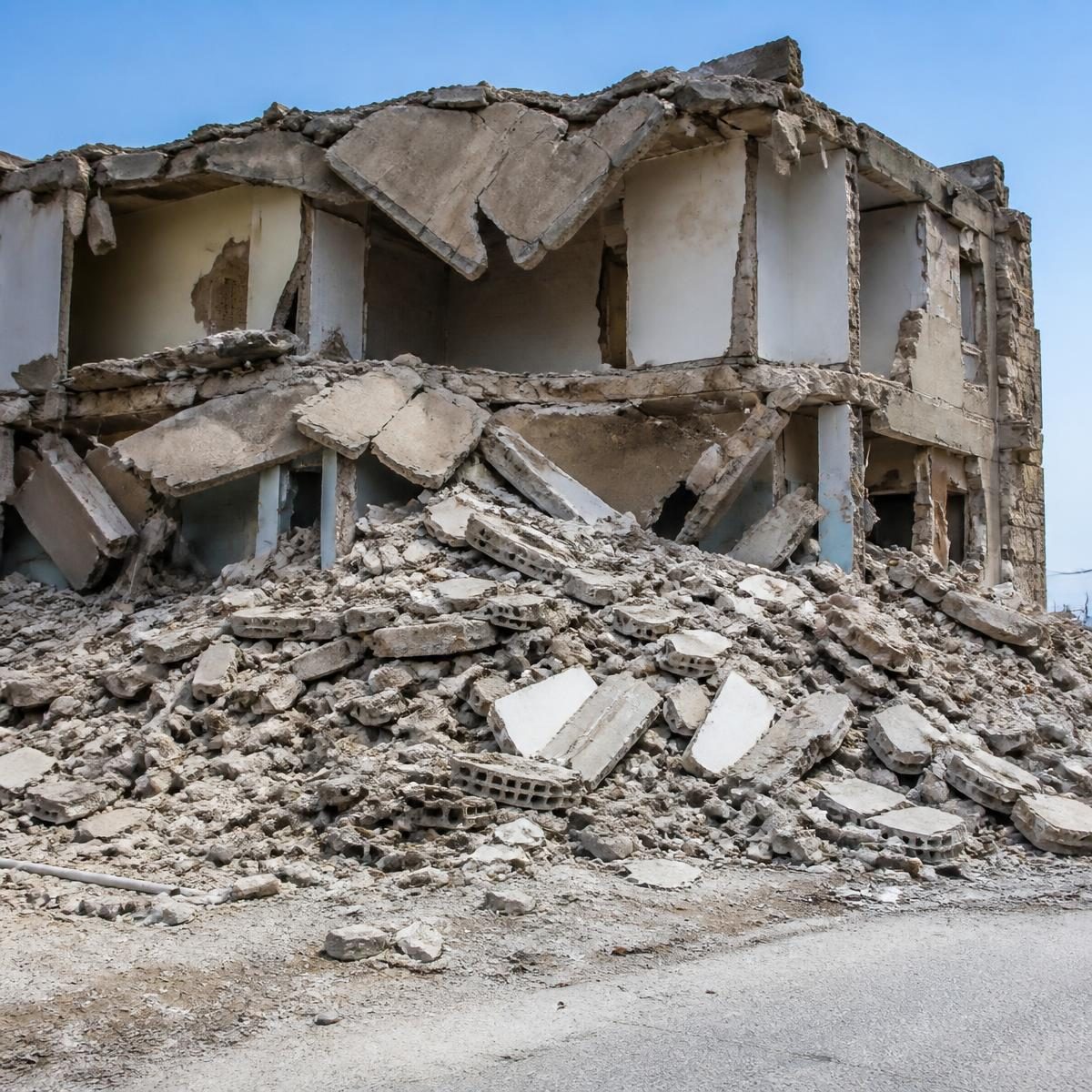 Photograph for the word „земљотрес“ (earthquake)