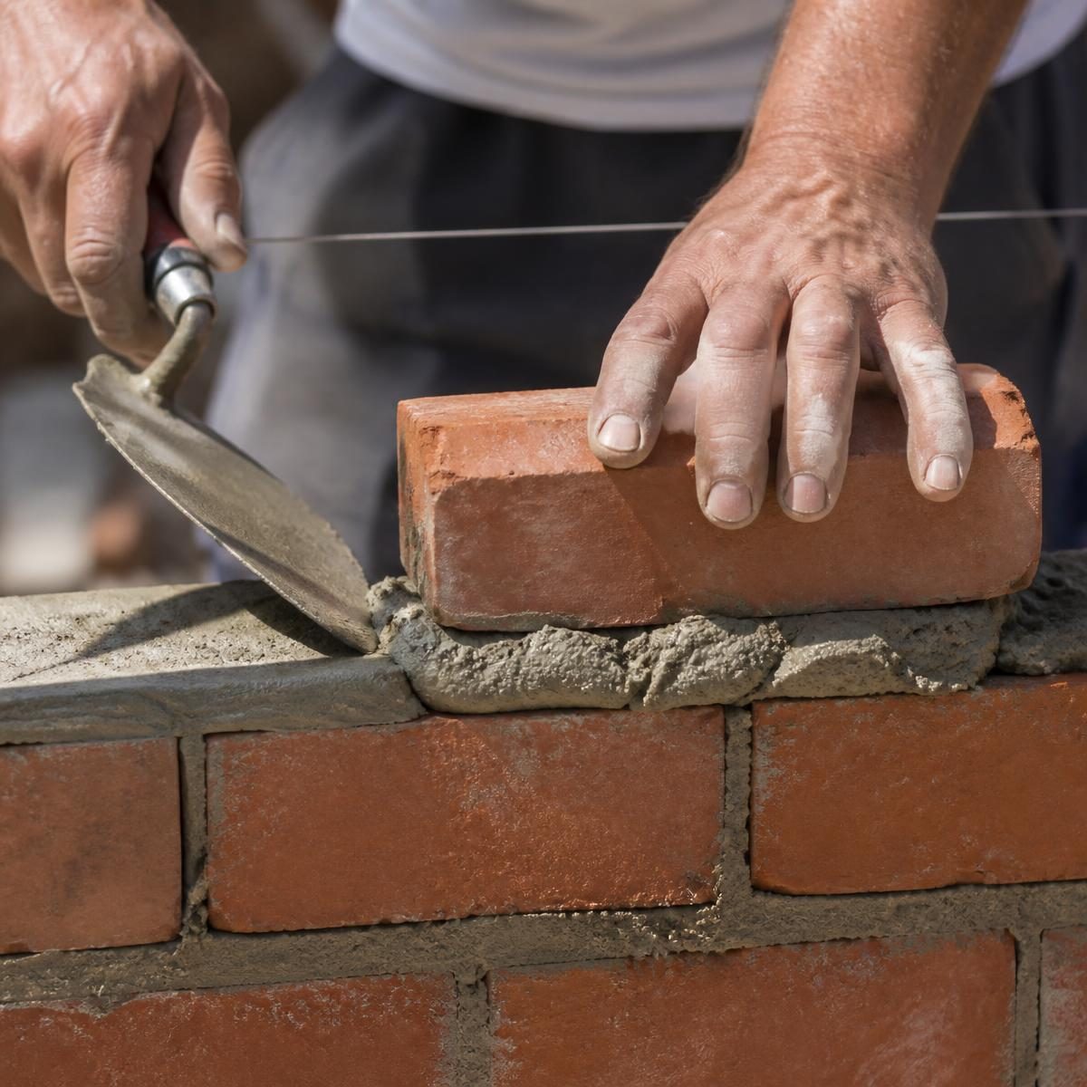 Photograph for the word „зидати“ (to lay bricks, to build a wall)
