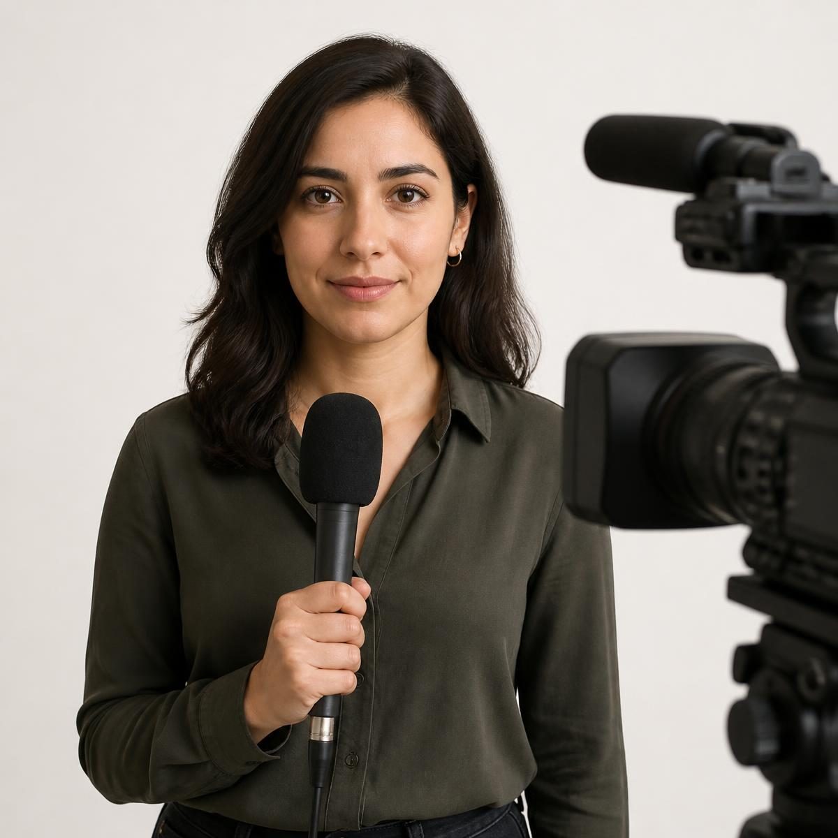 Photograph for the word „новинар“ (journalist)