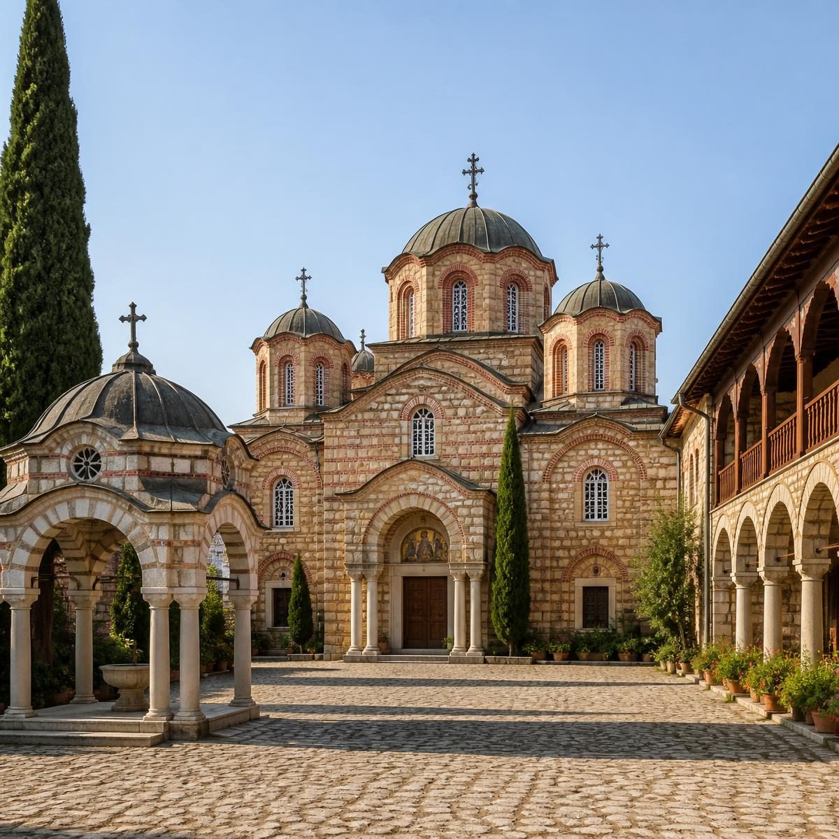 Photograph for the word „манастир“ (monastery)