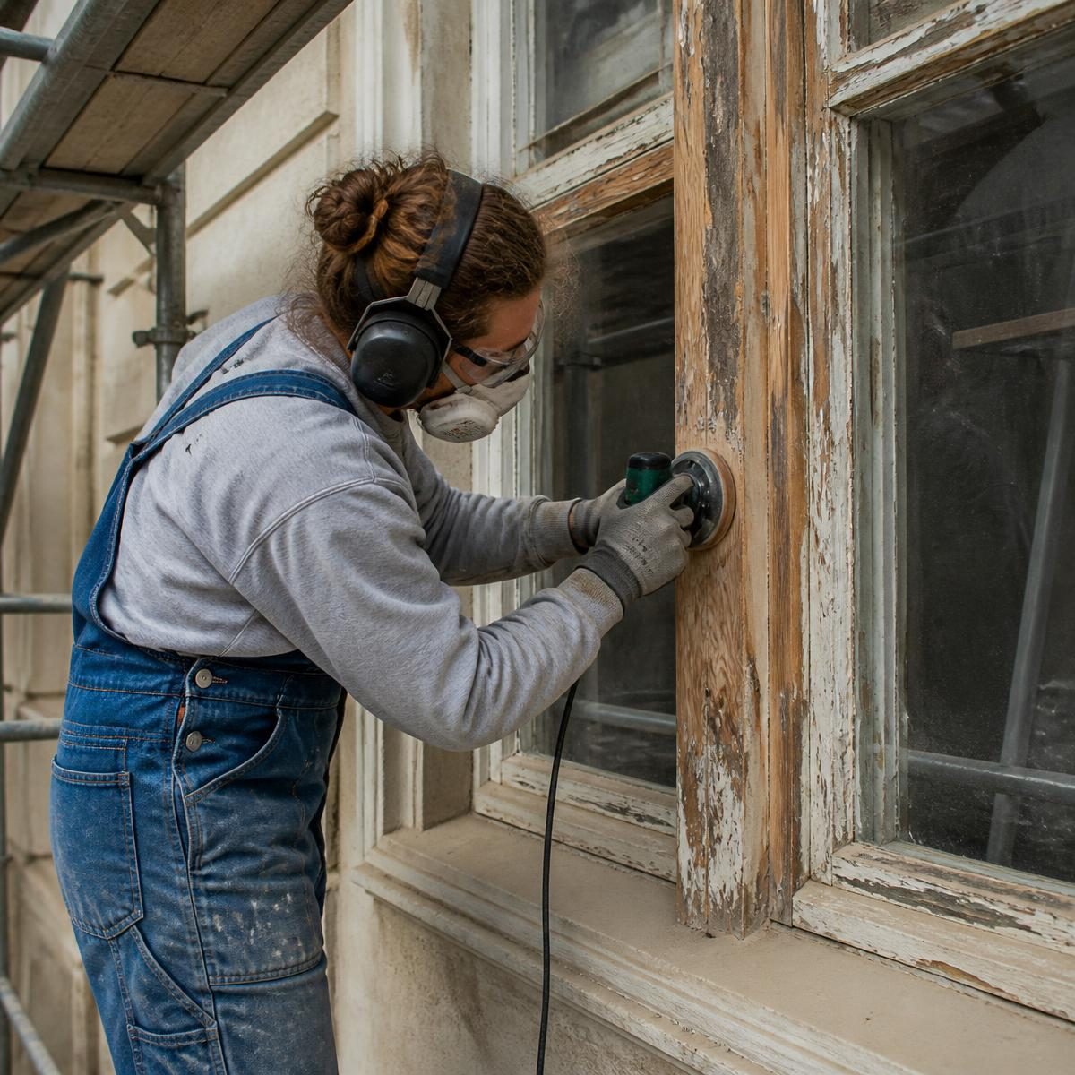 Photograph for the word „реновирати“ (to renovate)