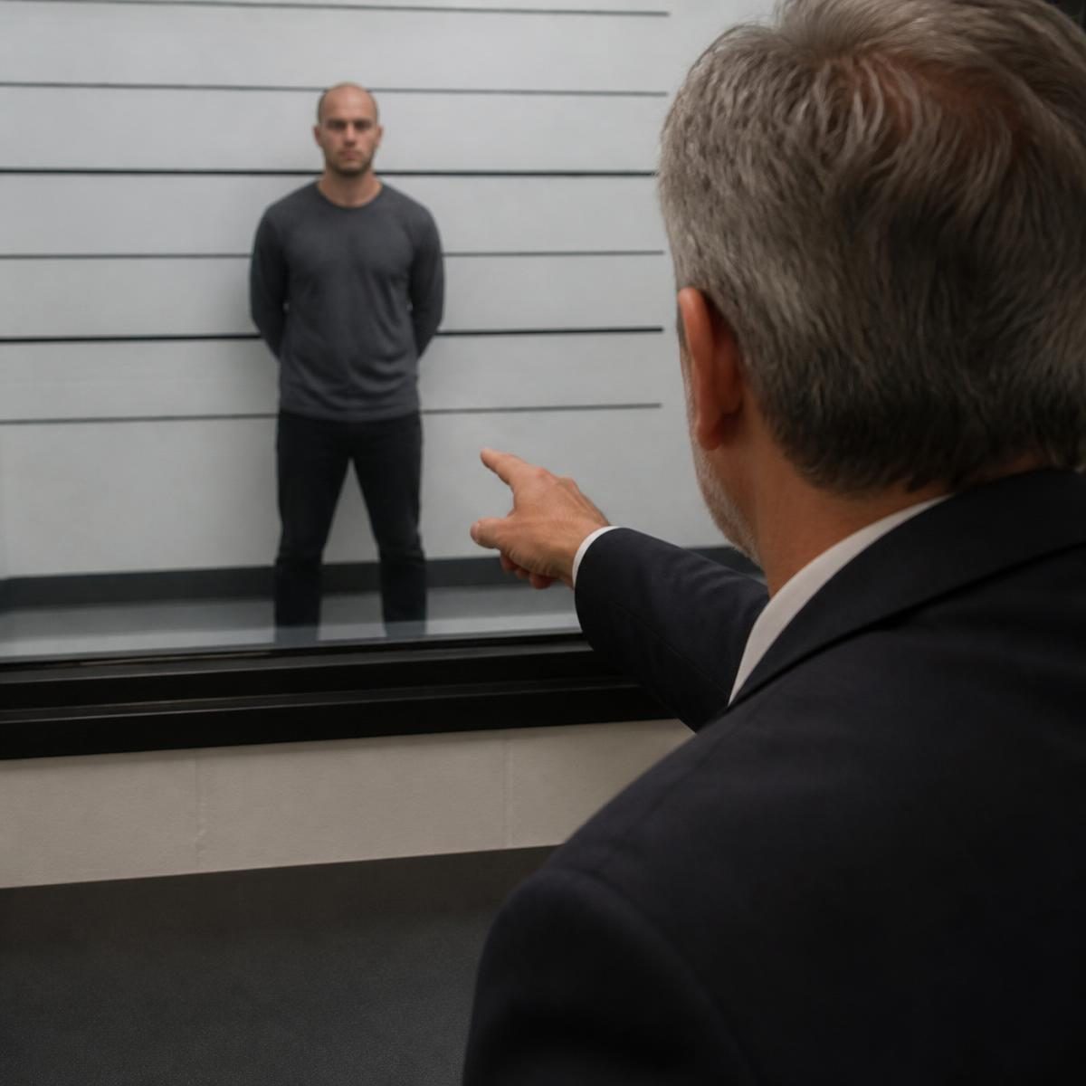 Photograph for the word „осумњичити“ (to name as a suspect, to cast suspicion on)