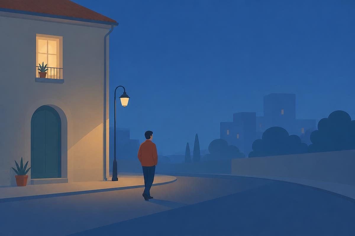 Scene illustration for the listening story „Атмосферска прича“