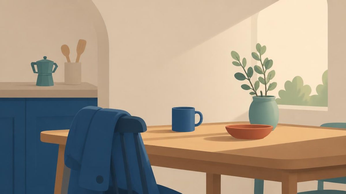 Cover illustration for the A1 practice unit „Yesterday: talking about the past“