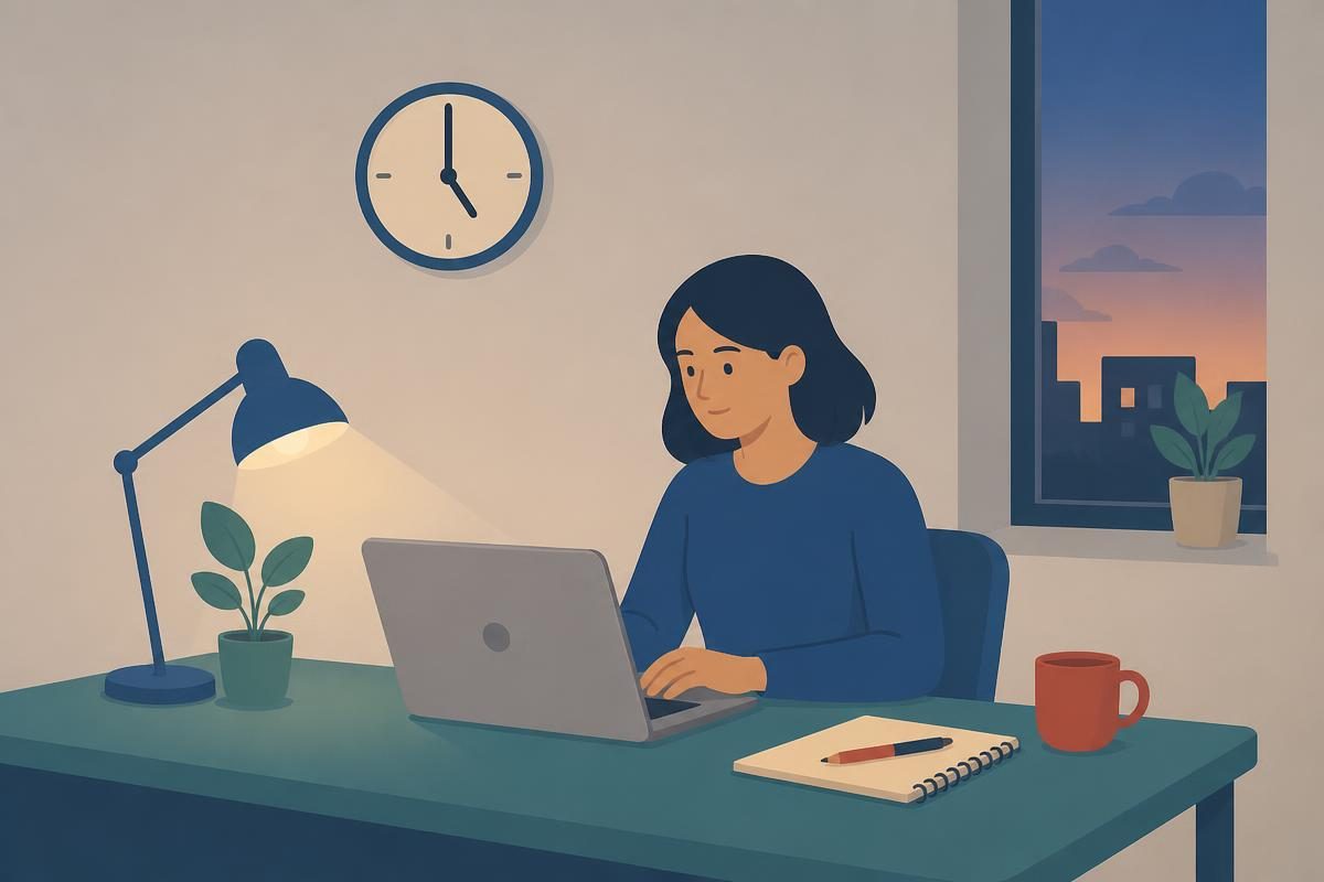 Header illustration for the A1 reading text „Дан пун састанака“