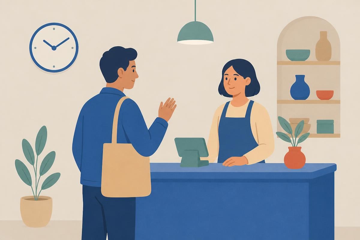 Header illustration for the A1 reading text „Изговор и поздрави“