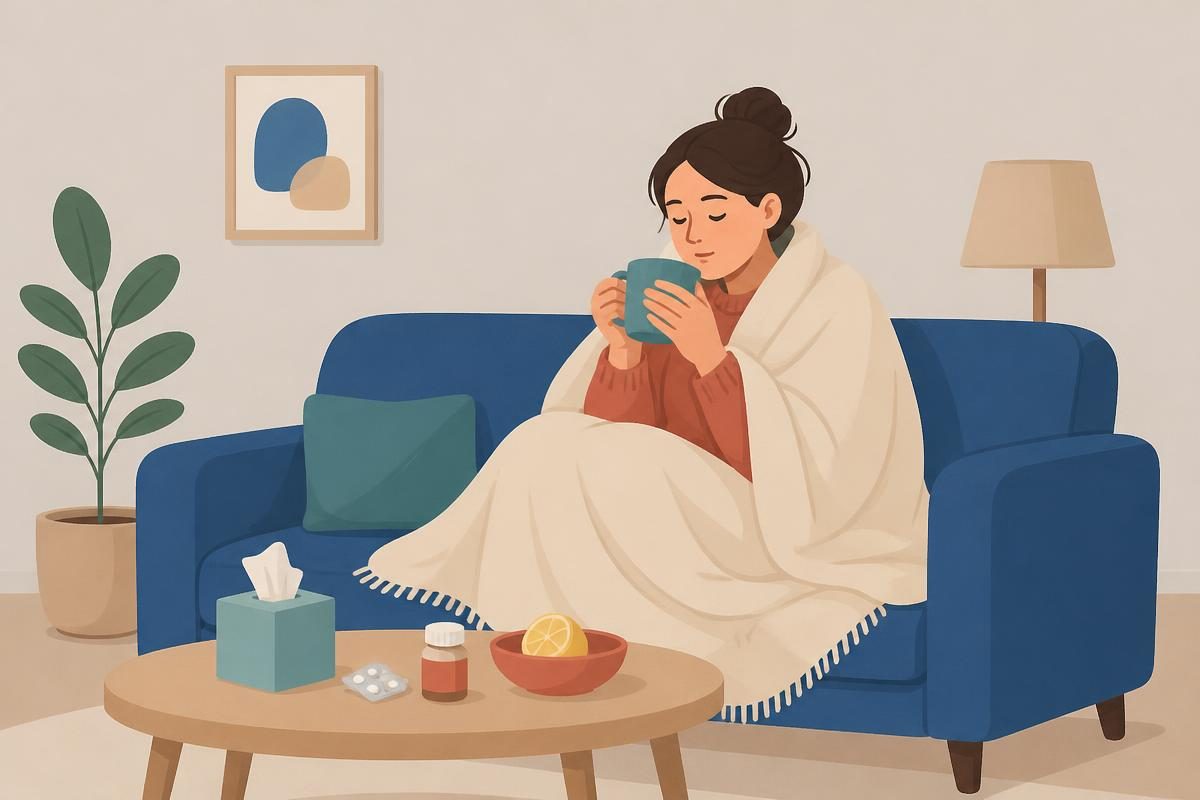 Header illustration for the A2 reading text „Код лекара“