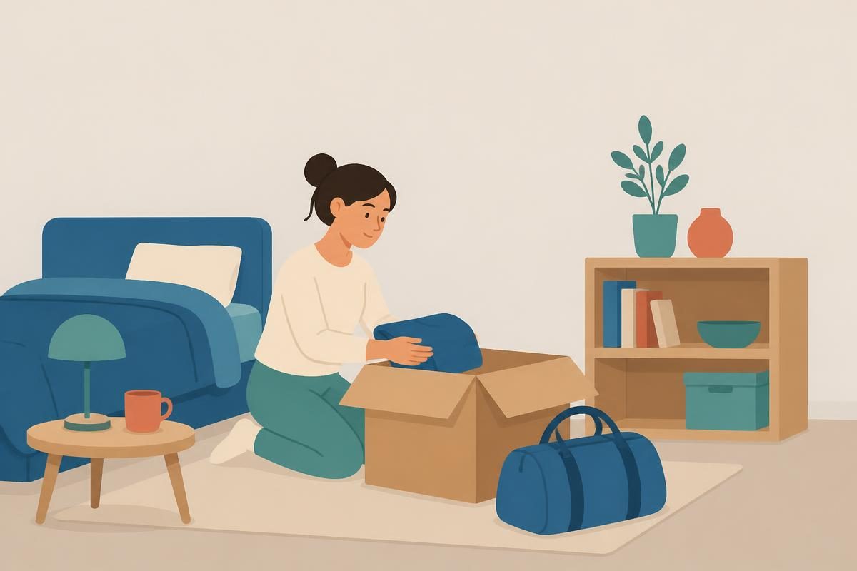 Header illustration for the A1 reading text „Ствари око мене“